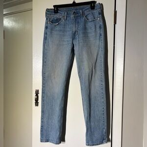 Levi's Light Blue Straight Jeans